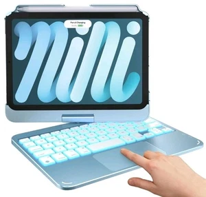 Typecase Tastatur Hülle für iPad Mini 7 (2024) & Mini 6 (2021) 8,3" Touchpad - Bild 1 von 6
