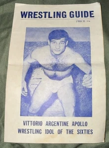 Wrestling Programm MadisonSquareGarden ArgentineApollo vs BuddyRoge 27. März 1961 - Bild 1 von 6