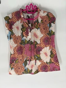 Neu mit Etikett THML ärmellose geblümte Bluse mit Flügelärmeln Größe S  - Bild 1 von 9