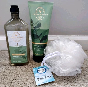 Bath and Body Works Aromatherapy Stress Relief Eucalyptus Spearmint bath/cream - Picture 1 of 2