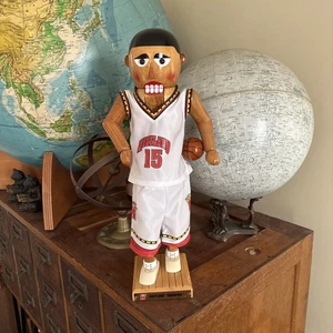VTG Sterling & Camille UMD Maryland Terps Basketball Player Wooden Nutcracker LE - Picture 1 of 14