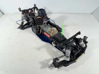 Used Traxxas Nitro Slash 2wd Drag Setup 1/10 Short Course Truck Slider w/ Engine - Image 1 of 4
