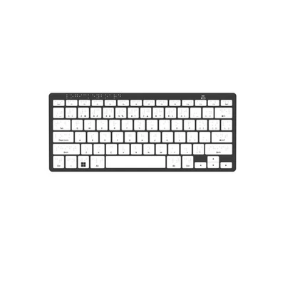 Logickeyboard Braille Bluetooth PC Keyboard, US English - Image 1 of 4