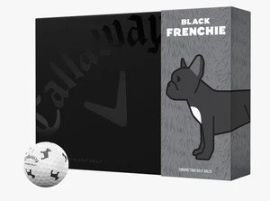 Callaway Small Dogs BLACK FRENCH BULLDOG Chrome Tour Golfbälle - FRENCHIE - Bild 1 von 4
