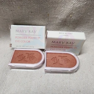 Mary Kay Makeup Powder Perfect Eye Color Eyeshadow Rich Russet Lot of 2 NEW - Picture 1 of 1