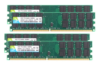 4X 4GB DUOMEIQI 2Rx4 PC2-6400 DDR2 800Mhz 240Pin RAM Desktop Memory Only for AMD - Image 1 of 4