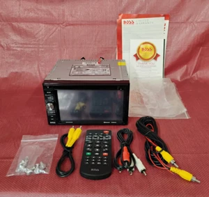 BOSS BV9366B 6.2" Double-DIN In-Dash Car Touchscreen DVD USB Receiver Bluetooth - Picture 1 of 7