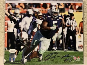 Derrick Brown Signed Auburn Tigers 8x10 Photo JSA - Picture 1 of 6