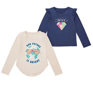 NEW Member's Mark 2-Pack My Favorite Tees Our Future Is Bright 7/8 - Picture 1 of 1