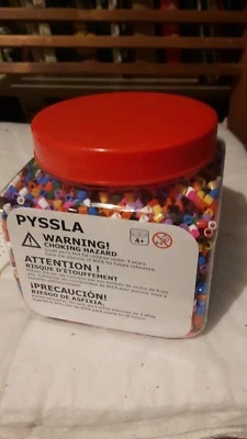 IKEA Pyssla Bügelperlen mit 1 Schablone.In sehr gutem zustand. - Bild 1 von 4