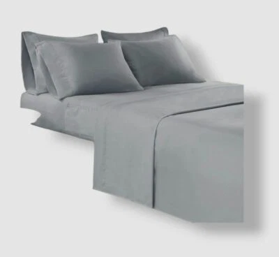Intelligent Design Gray Microfiber Twin XL Sheet Set w/ Side Storage Pocket - Image 1 of 4