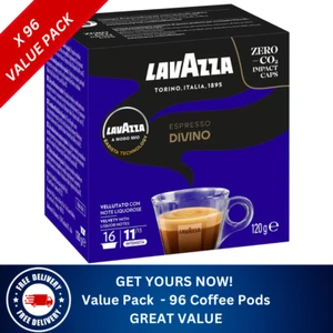 Lavazza A Modo Mio Divino Pack of 96 Coffee Capsules Pods Chocolate 6 x 16 (96) - Picture 1 of 8