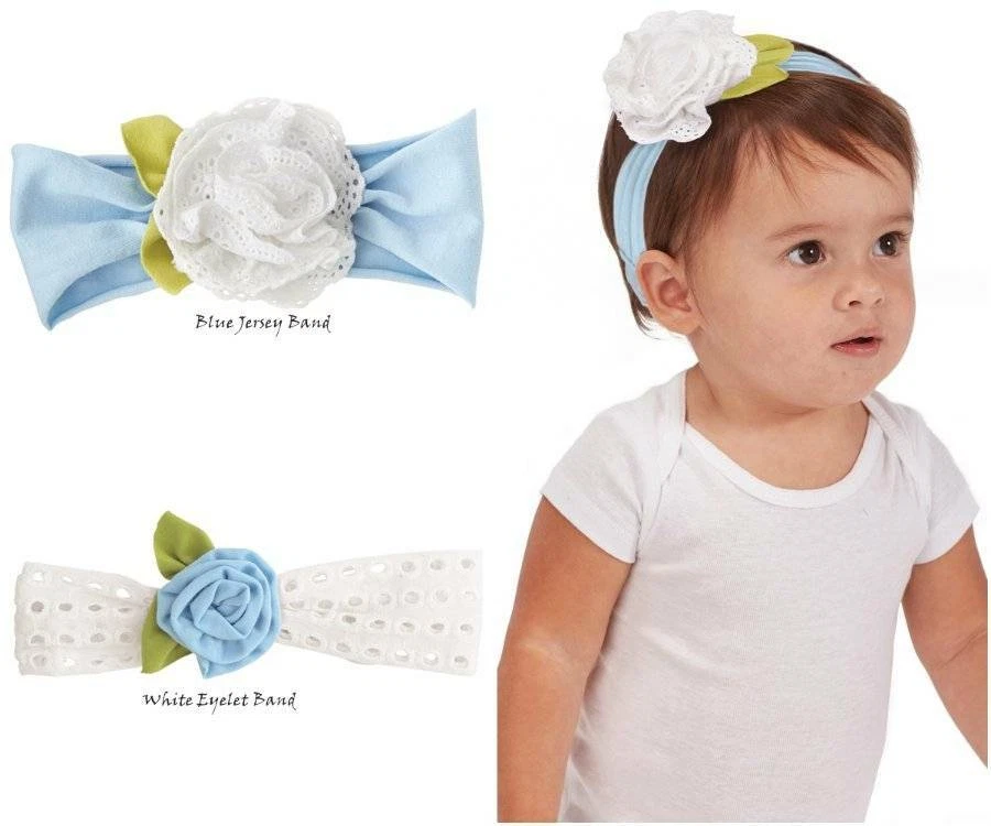 Обруч для волос Mud Pie Still Blooming Eyelet Rose Jersey - Изображение 1 из 1