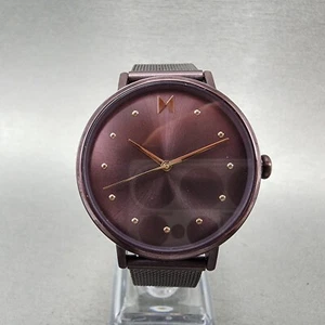 MVMT Dot Watch Women 36mm Purple Dial Purple Tone Round Mesh Band New Battery - Picture 1 of 11