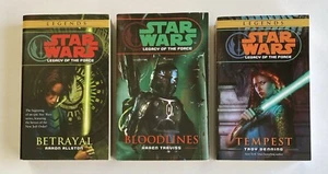 Star Wars Legacy Of The Force Lot Of 3 (Paperback Book) - Picture 1 of 7
