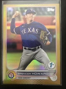 Spencer Howard 2022 Topps 1st Edition Series 1 GOLD FOIL PARALLEL - Picture 1 of 2