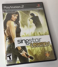 Singstar Legends Playstation 2 Vintage Video Game PS2 2008 Used Resealed