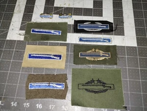 WW2 - Late/Post Vietnam Era CIB EIB Badges, Badge, Mostly Cloth. - Picture 1 of 10