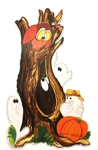 De colección Otoño Halloween Espeluznante Diversión Mundo Div. Fantasma efímero búho y decoración de temporada - Imagen 1 de 20