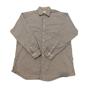 Brooks Brothers Dress Shirt 16.5 34 Regent Blue Button Down Cotton - Picture 1 of 5
