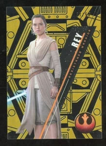 REY 2016 Topps Star Wars High Tek GOLD RAINBOW Pattern 2 SP /50 - Picture 1 of 1