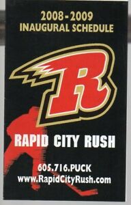 2008/09 Rapid City Rush Ahl Hockey Schedule - Inaugural