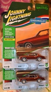 Johnny Lightning 1979 CHEVY MONTE CARLO LIMITED EDITION LOT OF 2  NEW - Picture 1 of 5
