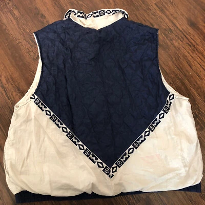 Chaleco Chaqueta Mujer Vintage Años 80 90 Ritmo Deportivo Cremallera Completa Talla 20W Forrado Bloque de Color Foto 1 de 4