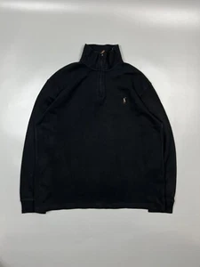 Men's Polo Ralph Lauren 1/4 Zip Cotton Pullover Size L (Y0376) - Picture 1 of 8