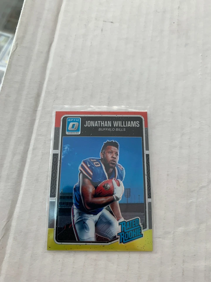 Jonathan Williams 2016 Optic Rated Rookie Red & Yellow Prizm Card #176 - Image 1 of 1