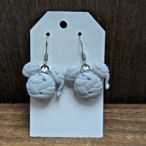 NWT Disney Halloween Mummy Mickey Mouse Earrings Pierced Dangle Drop Jewelry - Picture 1 of 2