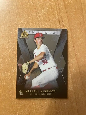 2021 Bowman Draft - Michael McGreevy - #BI-24 Invicta Insert CARDINALS - Image 1 of 2