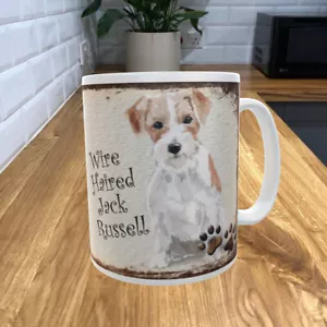 Tazza da caffè Jack Russell 11 oz capelli fili tema regole del mio cane 316DRMUG - Foto 1 di 2