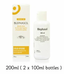 2 x Blephasol Loción 100ml Botella para Blefaritis Hecho por Thea Suministro 4 Meses - Imagen 1 de 6