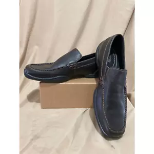 Nuovo Rockport slip on uomo punto di giunzione Oxford taglia 12M - Foto 1 di 8