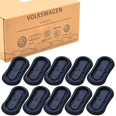 10x ORIGINAL N91055001 Unterboden Tülle Abdeckung Stopfen Set AUDI SEAT SKODA VW - Bild 1 von 4