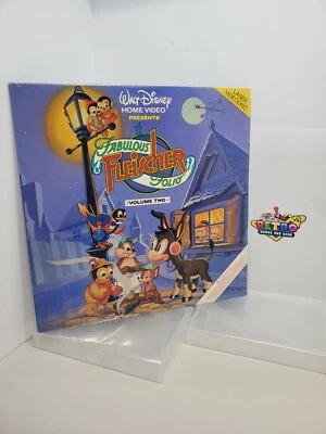 *Rare/Sealed* Disney *Fabulous Fleischer Folio* Volume Two (LaserDisc) OOP New - Image 1 of 4