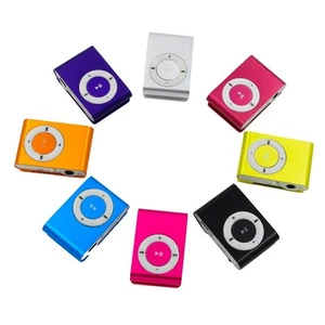 Mini USB MP3 Player Mini Clip MP3 Waterproof Sport Compact Metal Mp3 Music - Bild 1 von 9