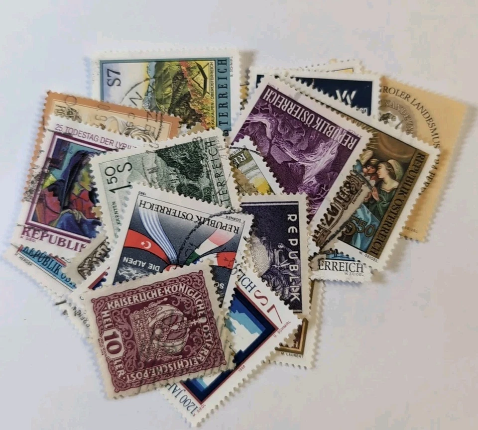 Scott Stamp Austria colección lote 25 sellos vintage usados bonita colección Foto 1 de 1