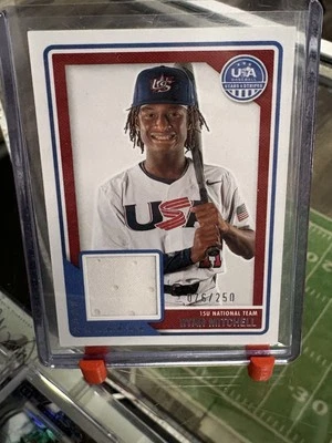 2023 Panini USA Stars & Stripes Ryan Mitchell 76/250 SP Game Worn Patch - Image 1 of 3