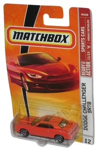 Matchbox SPORTS Auto 11/13 (2008) Arancione Dodge Challenger SRT8 Toy Auto #12 - Foto 1 di 1