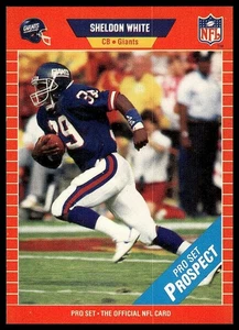 Sheldon White *TARJETA DE NOVATO* (RC) 1989 Pro Set #532 - Imagen 1 de 2
