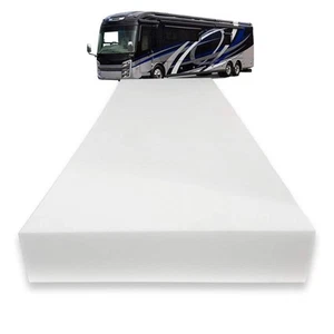 Materasso a castello ad alta densità 4” x 28” x 72” ricambio in schiuma per camper/camper da viaggio,... - Foto 1 di 4