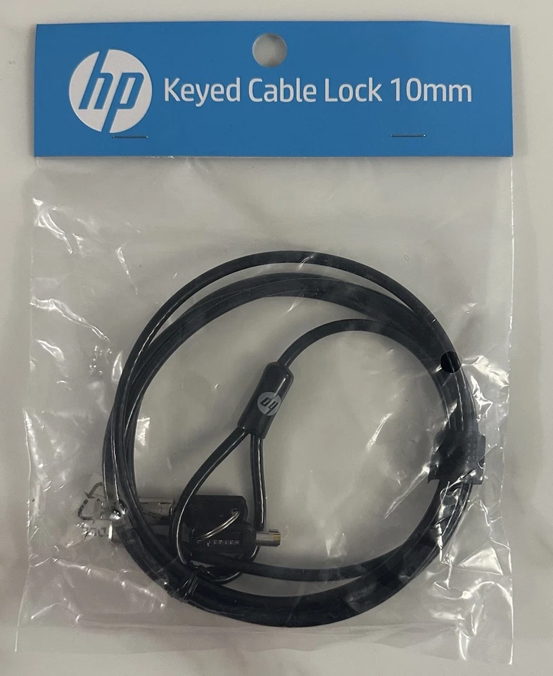 Bloqueo de cable con llave HP 10mm T1A62AA NUEVO SELLADO - ENVÍO GRATUITO Foto 1 de 4
