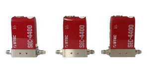STEC SEC-4400M Mass Flow Controller Module MFC Lot of 3 Working - Picture 1 of 5