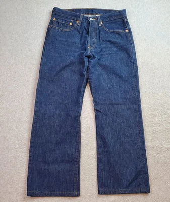 VTG Levi's 501 Jeans Tag Size 31X30 Fits 30X26 Blue Denim Colombia Made Y2K 90s - Image 1 of 4