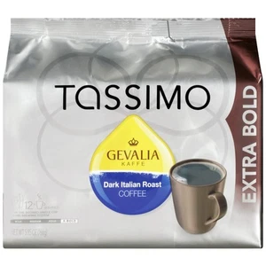 Tassimo Dark Italian Roast Extra Bold Röstkaffee T-Scheiben für Tassimo Single... - Bild 1 von 4