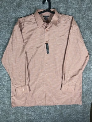 Domani Platinum Shirt Men’s 3XL Striped Button Up Longsleeve Casual NWT - Image 1 of 4