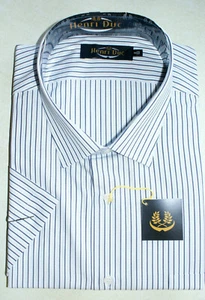Neues weißes gestreiftes Shirt Gr. 8 (49/50) Marke Henri Duc - Bild 1 von 1