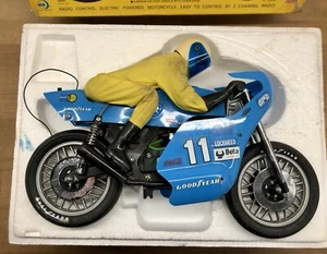 VINTAGE ELECK RIDER RADIO CONTROL ELECTRIC POWERED MOTORCYCLE - Picture 1 of 6